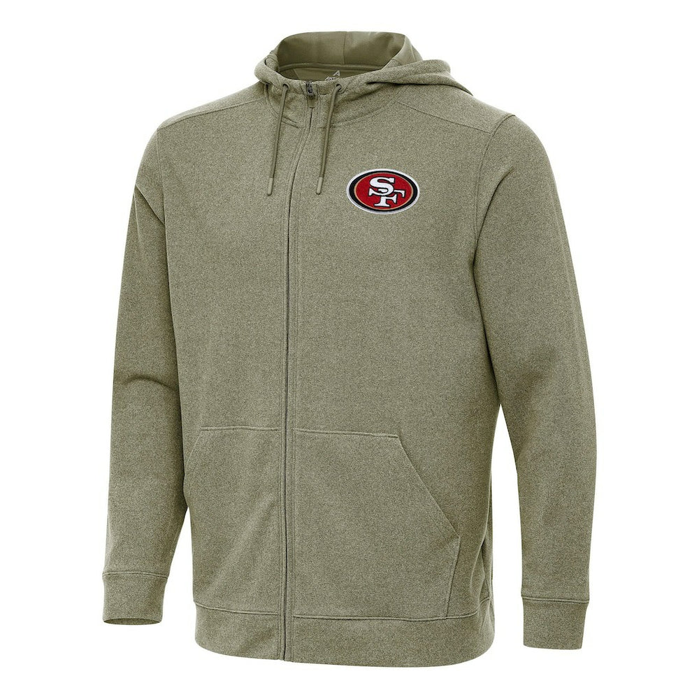 NFL San Francisco 49ers Antigua Effortless Full-Zip Hoodie