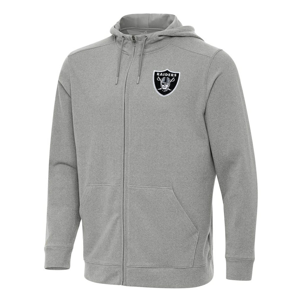 NFL Las Vegas Raiders Antigua Effortless Full-Zip Hoodie