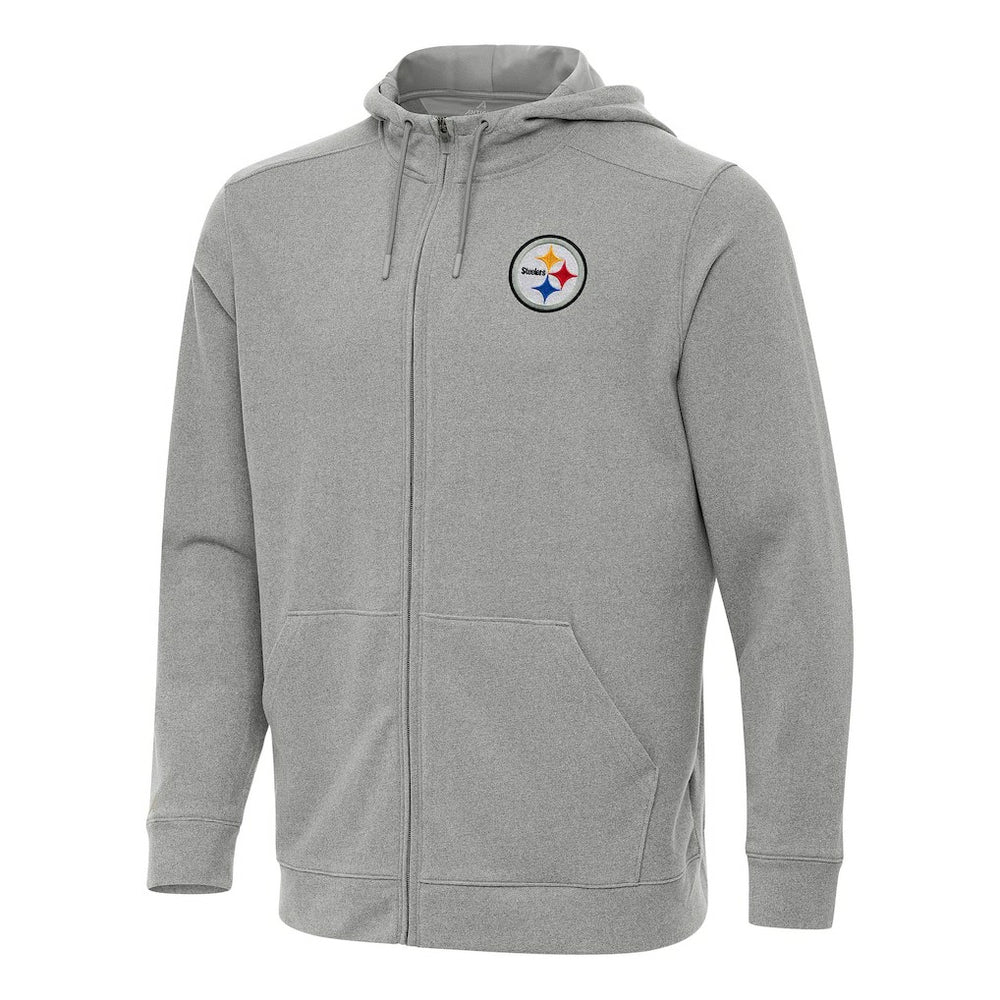 NFL Pittsburgh Steelers Antigua Effortless Full-Zip Hoodie