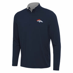 NFL Denver Broncos Antigua Content Quarter-Zip Pullover Top