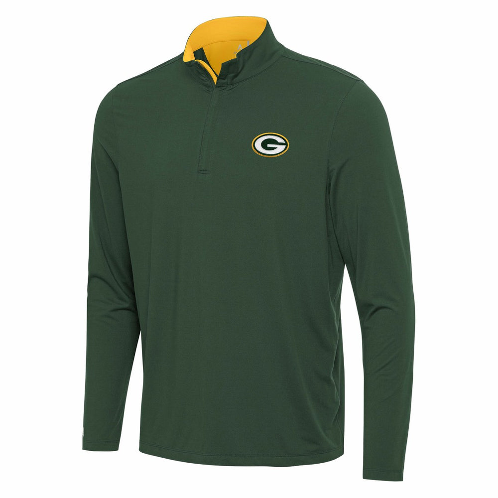 NFL Green Bay Packers Antigua Content Quarter-Zip Pullover Top