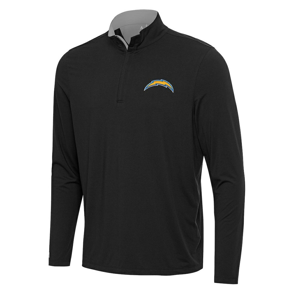 NFL Los Angeles Chargers Antigua Content Quarter-Zip Pullover Top