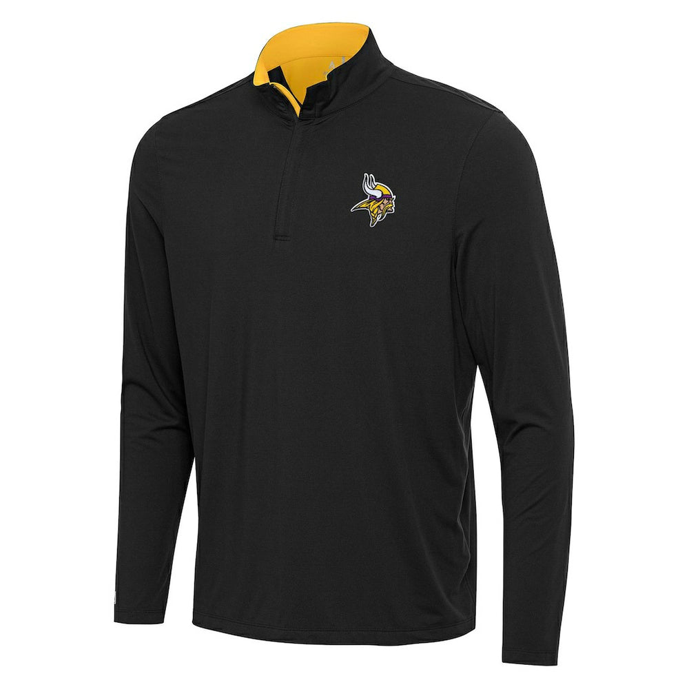 NFL Minnesota Vikings Antigua Content Quarter-Zip Pullover Top