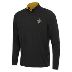 NFL New Orleans Saints Antigua Content Quarter-Zip Pullover Top
