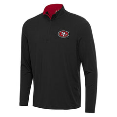 NFL San Francisco 49ers Antigua Content Quarter-Zip Pullover Top