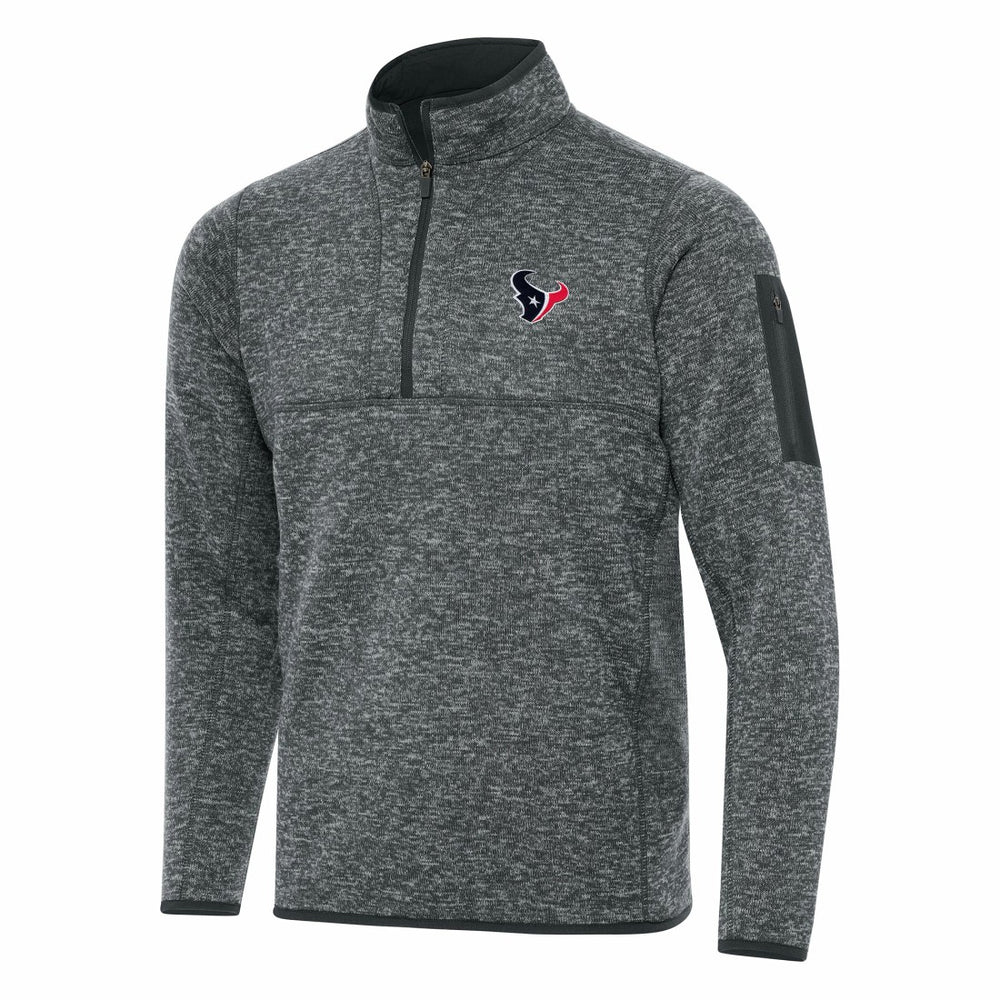 NFL Houston Texans Antigua Fortune Quarter-Zip Pullover Jacket