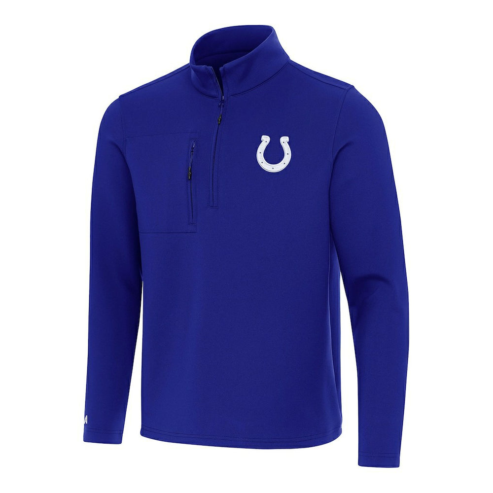 NFL Indianapolis Colts Antigua Insider Quarter-Zip Pullover Top