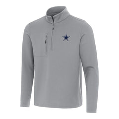 NFL Dallas Cowboys Antigua Insider Quarter-Zip Pullover Top