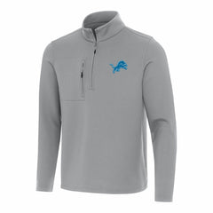 NFL Detroit Lions Antigua Insider Quarter-Zip Pullover Top