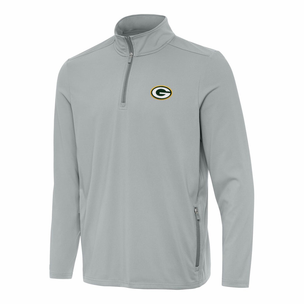 NFL Green Bay Packers Antigua Perilous Quarter-Zip Pullover Top