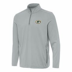 NFL Green Bay Packers Antigua Perilous Quarter-Zip Pullover Top