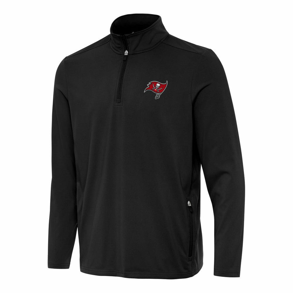 NFL Tampa Bay Buccaneers Antigua Perilous Quarter-Zip Pullover Top