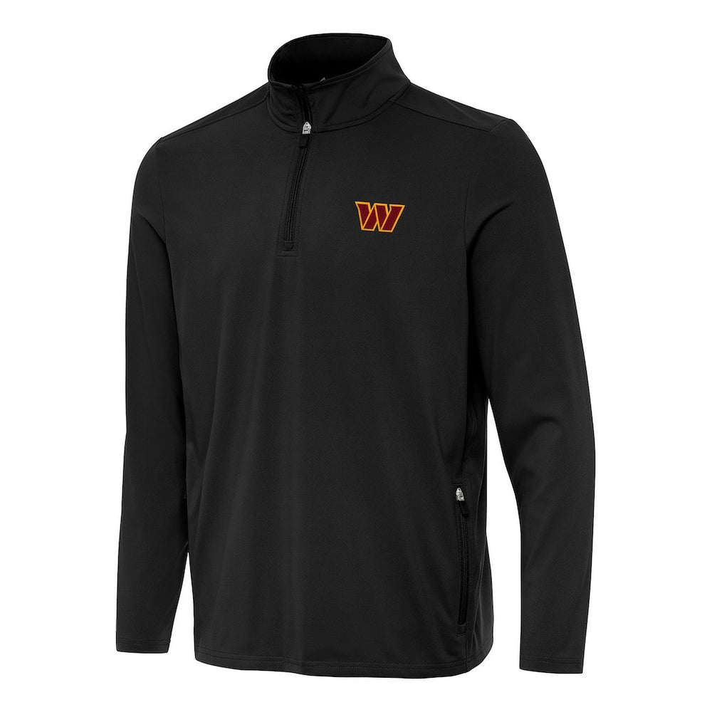 NFL Washington Commanders Antigua Perilous Quarter-Zip Pullover Top