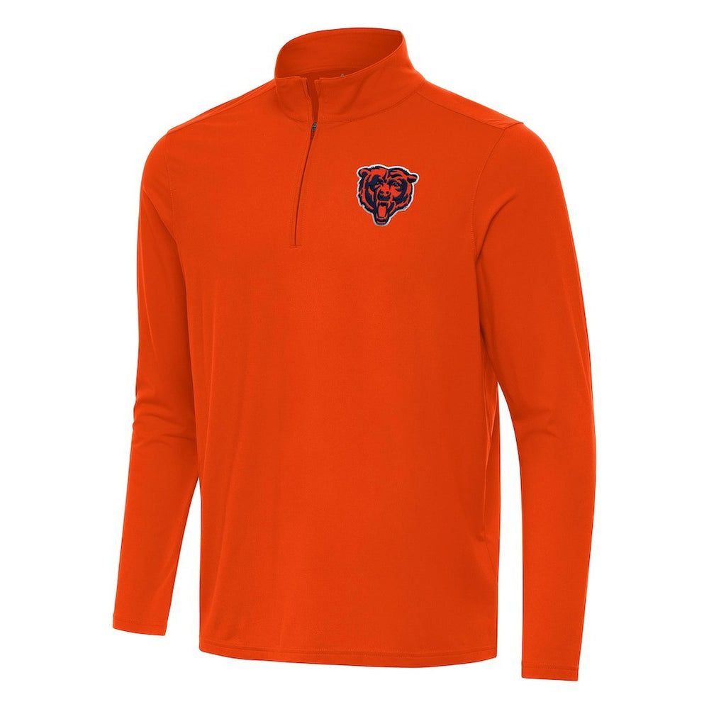 NFL Chicago Bears Antigua Intent Quarter-Zip Pullover Top