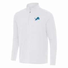 NFL Detroit Lions Antigua Intent Quarter-Zip Pullover Top