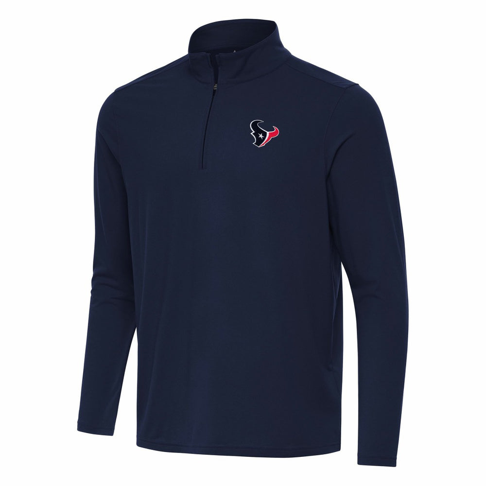 NFL Houston Texans Antigua Intent Quarter-Zip Pullover Top