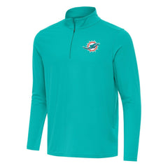 NFL Miami Dolphins Antigua Intent Quarter-Zip Pullover Top