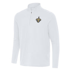 NFL New Orleans Saints Antigua Intent Quarter-Zip Pullover Top