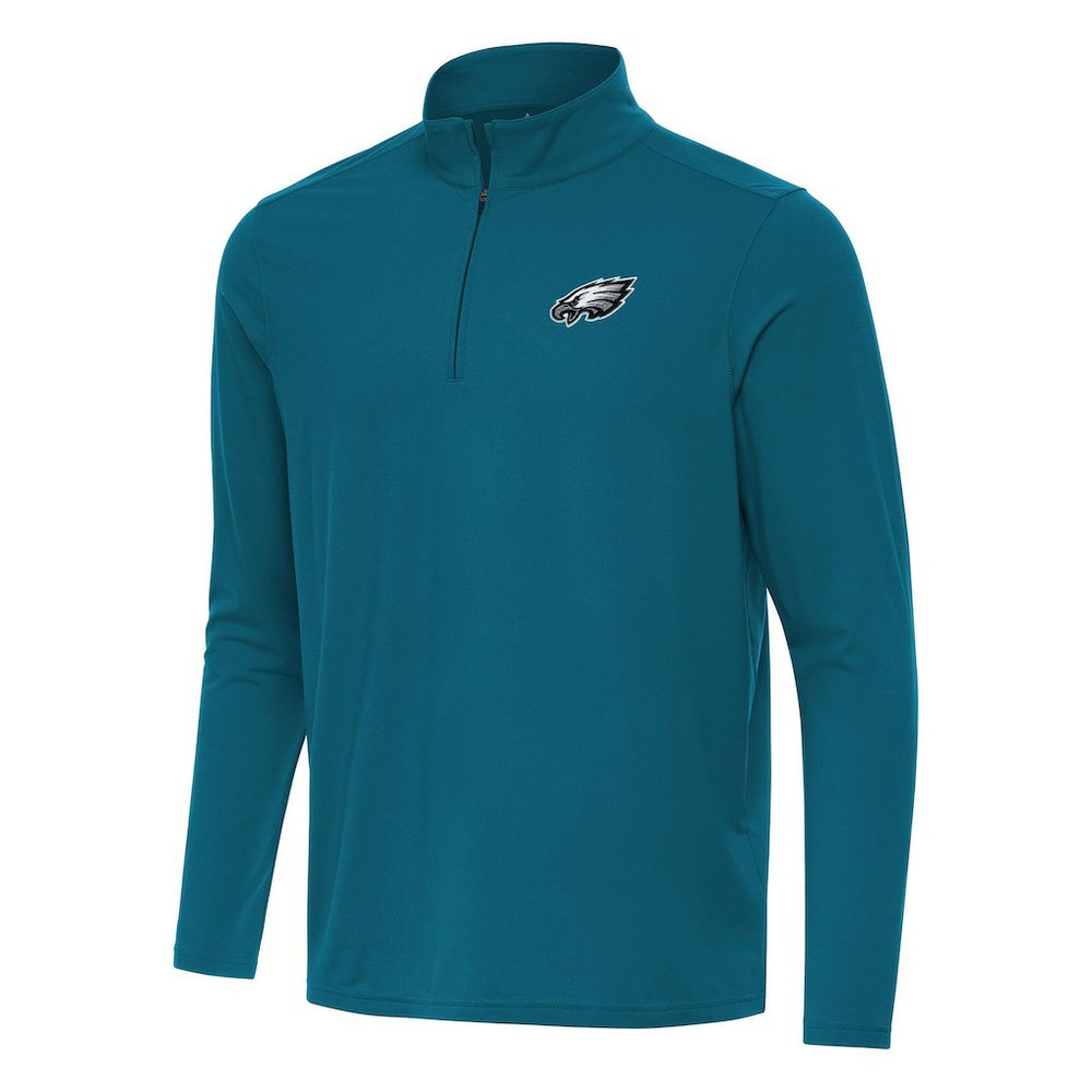 NFL Philadelphia Eagles Antigua Intent Quarter-Zip Pullover Top