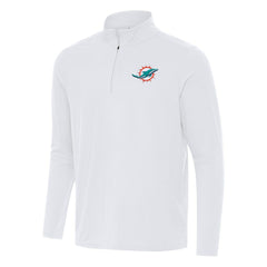 NFL Miami Dolphins Antigua Intent Quarter-Zip Pullover Top