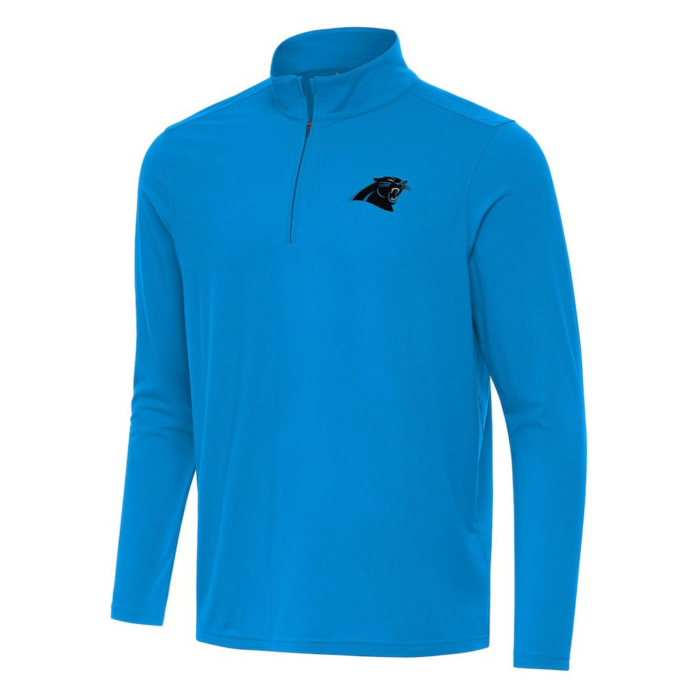 NFL Carolina Panthers Antigua Intent Quarter-Zip Pullover Top