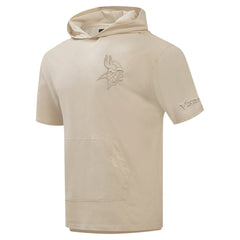 NFL Minnesota Vikings Pro Standard Neutrals Capsule Short Sleeve Pullover Hoodie