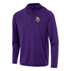 NFL Minnesota Vikings Antigua Tidy Quarter-Zip Pullover Hoodie