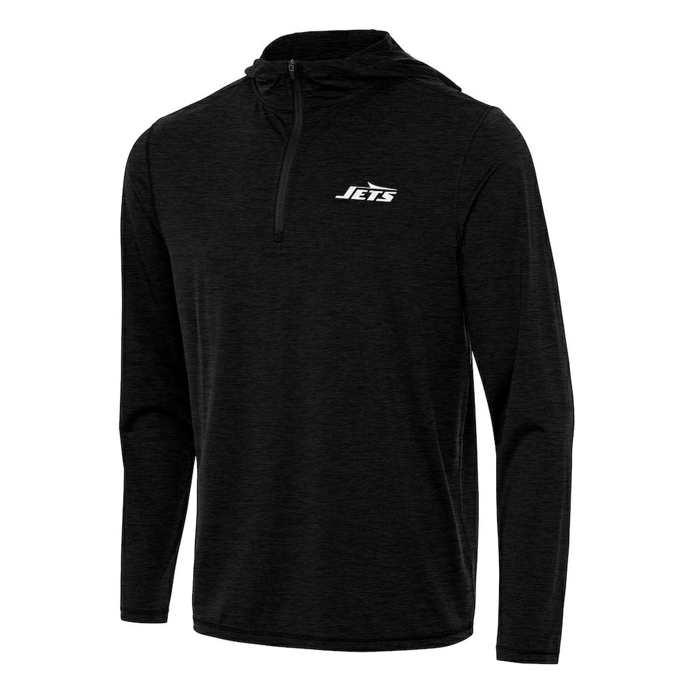 NFL New York Jets Antigua Tidy Quarter-Zip Pullover Hoodie