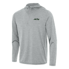 NFL New York Jets Antigua Tidy Quarter-Zip Pullover Hoodie