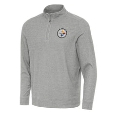NFL Pittsburgh Steelers Antigua Subtle Quarter-Zip Top