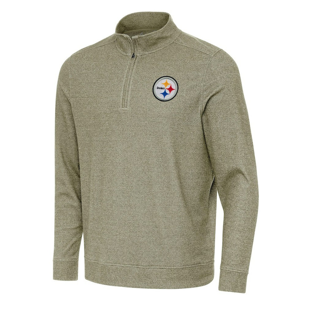 NFL Pittsburgh Steelers Antigua Subtle Quarter-Zip Top