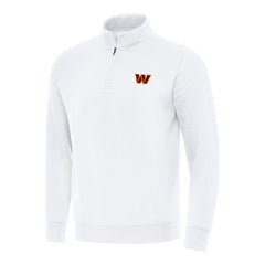 NFL Washington Commanders Antigua Victory Quarter-Zip Pullover Top