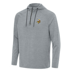NFL Minnesota Vikings Antigua Spikes Quarter-Zip Pullover Hoodie