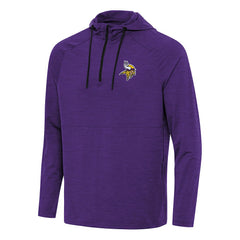 NFL Minnesota Vikings Antigua Spikes Quarter-Zip Pullover Hoodie