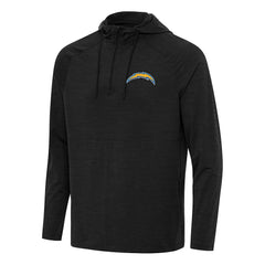 NFL Los Angeles Chargers Antigua Spikes Quarter-Zip Pullover Hoodie
