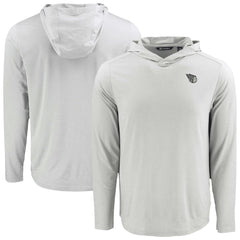 Cleveland Guardians Cutter & Buck Coastline Epic Comfort Eco Recycled Long Sleeve Hoodie T-Shirt - Gray