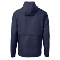 Boston Red Sox Cutter & Buck Charter Eco Recycled Anorak Half-Zip Hoodie Jacket - Navy