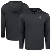 Washington Nationals Cutter & Buck Coastline Epic Comfort Eco Recycled Long Sleeve Hoodie T-Shirt - Black