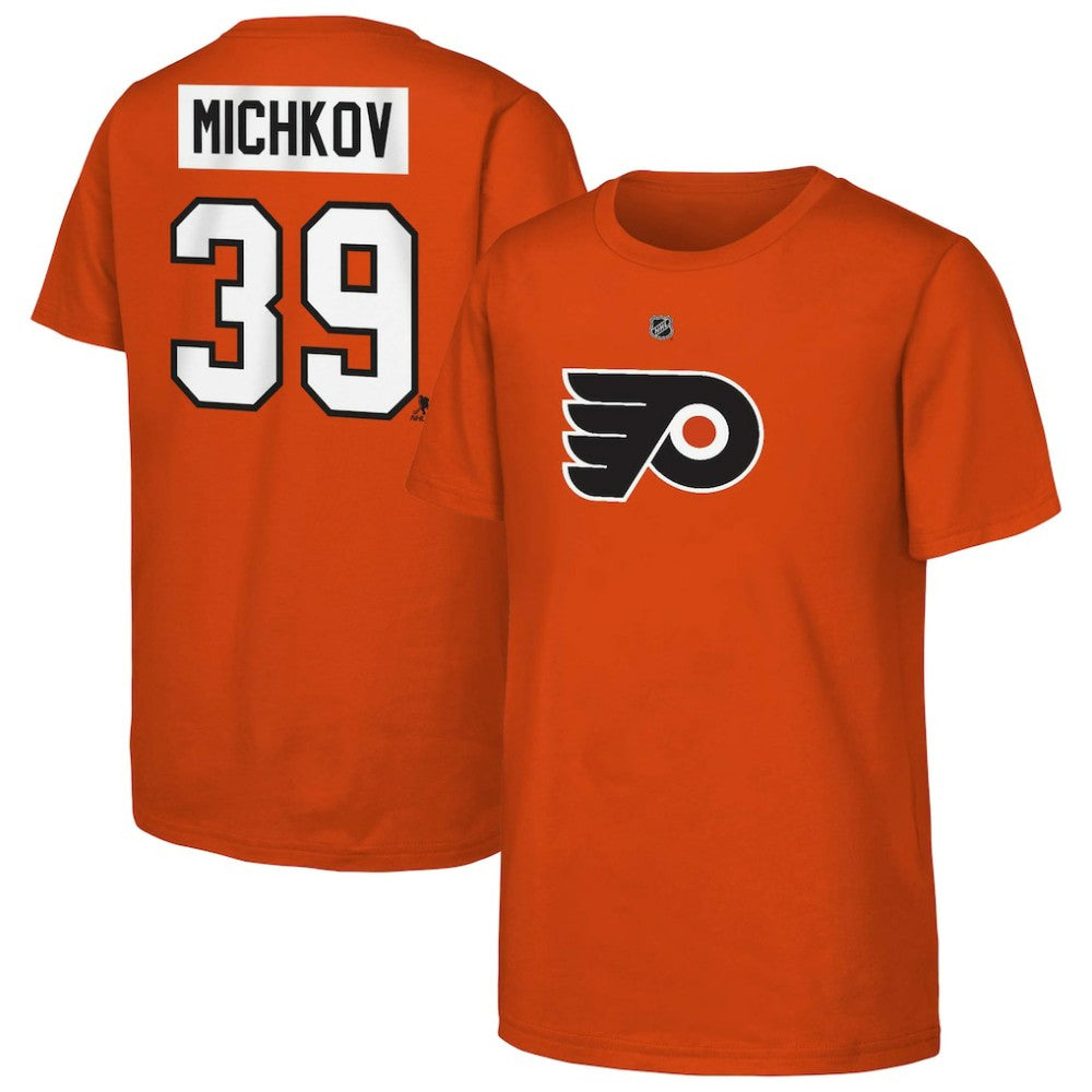 Matvei Michkov Philadelphia Flyers Youth Player Name & Number T-Shirt