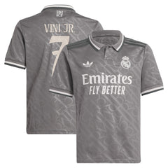 Vini Jr. Real Madrid Originals Youth 2024/25 Third Replica Player Jersey / Soccer Discount