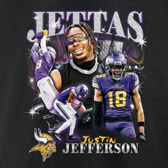 NFL Minnesota Vikings Justin Jefferson Notorious Player Graphic T-Shirt