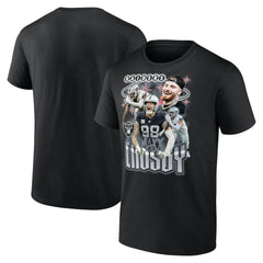 NFL Las Vegas Raiders Maxx Crosby Notorious Player Graphic T-Shirt
