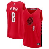 Deni Avdija Portland Trail Blazers Fast Break Player Jersey - Statement Edition - Red | Fanatics online
