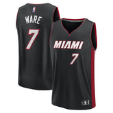 Kel'el Ware Miami Heat Youth Fast Break Replica Player Jersey - Icon Edition - Black | Fanatics shop