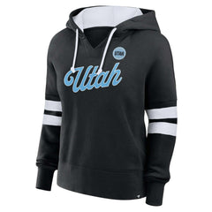 Utah Mammoth Fanatics Women's Oversized Seize V-Neck Pullover Hoodie