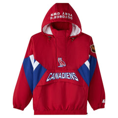 Montreal Canadiens OVO x Starter Half-Zip Hooded Jacket