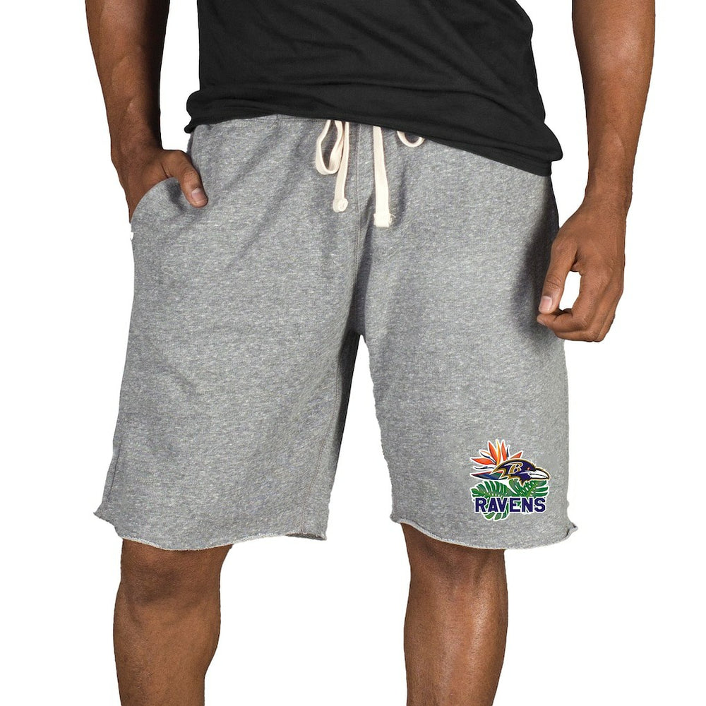NFL Baltimore Ravens Concepts Sport Mainstream Tri-Blend Shorts