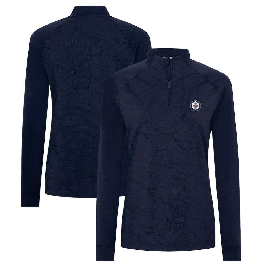 Winnipeg Jets Levelwear Women's Amethyst Insignia Core Quarter-Zip Jacket