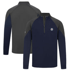Winnipeg Jets Levelwear Cadet Insignia Core Quarter-Zip Pullover Top