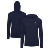 Seattle Kraken Levelwear Women's Raven Insignia Core Quarter-Zip Jacket
